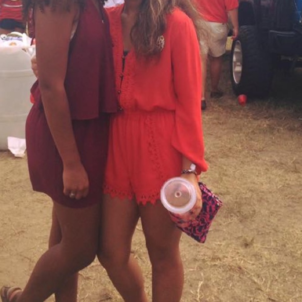 Red Romper - Picture 3 of 3